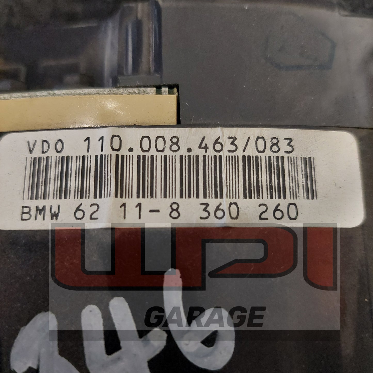 BMW E36 6 cylinder 325i Instrument Cluster 62118360260