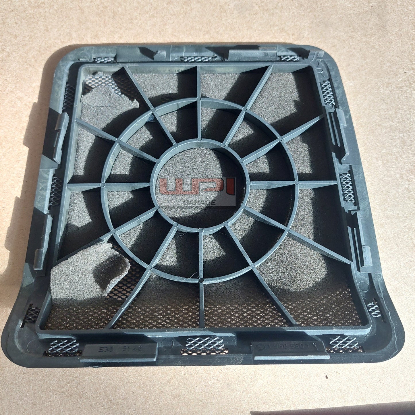 BMW E36 Rear RH Speaker cover (black) 19605801