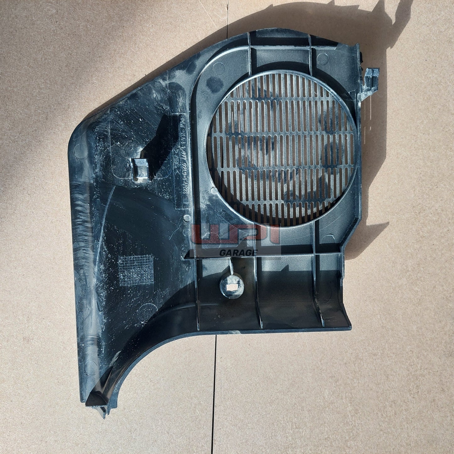 BMW E36 Sedan LH front speaker cover (black)